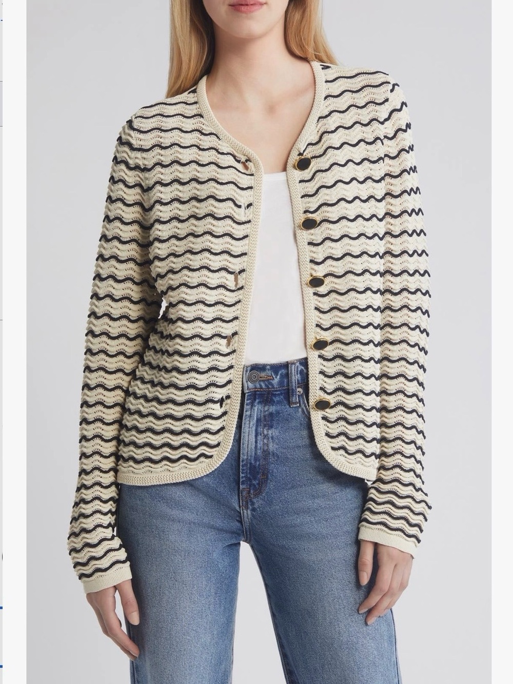 rag & bone Elisa Stripe Cardigan